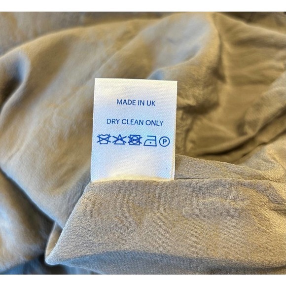 RAEY Twist Front Leopard Silk Maxi Designer Dress‎ Size UK10 - Picture 8 of 9